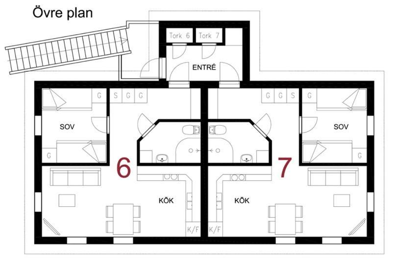 Lullens Stugby - Laegenhetshuset 6-9 Apartman Bruksvallarna Kültér fotó